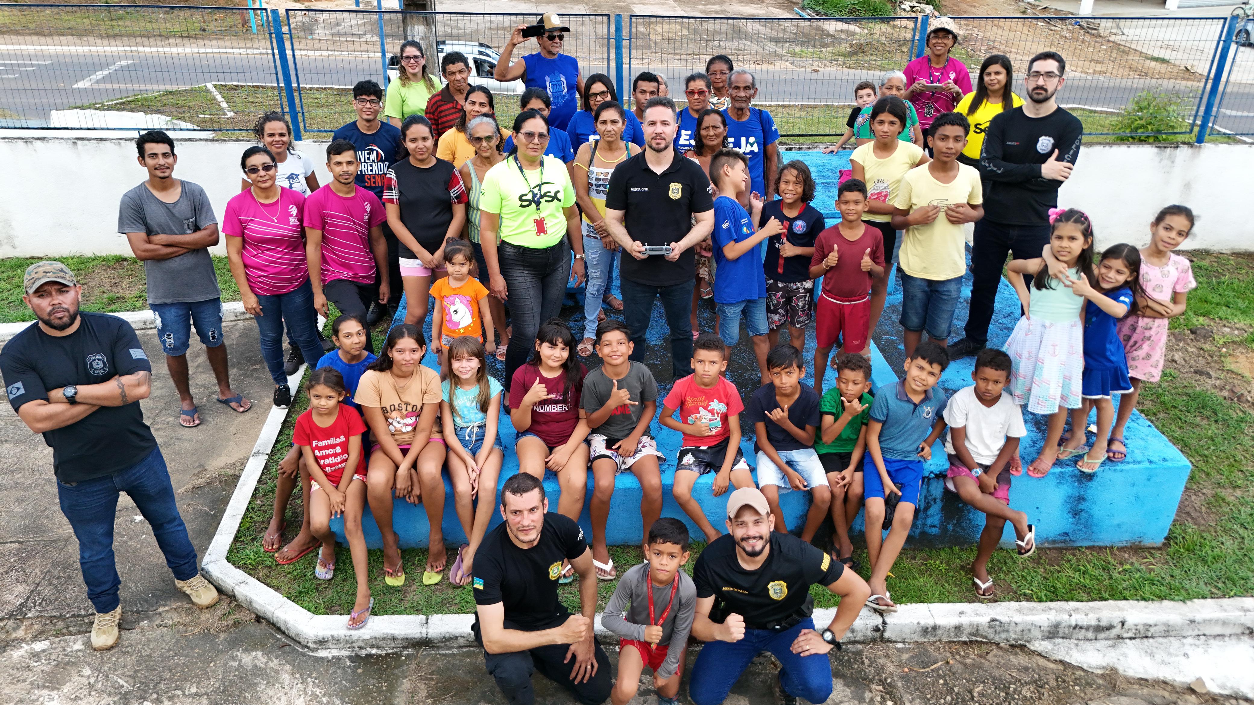 EM LARANJAL DO JARI, POLÍCIA CIVIL REALIZA PALESTRA SOBRE EDUCAÇÃO AMBIENTAL PARA ALUNOS DA ESCOLA SESC